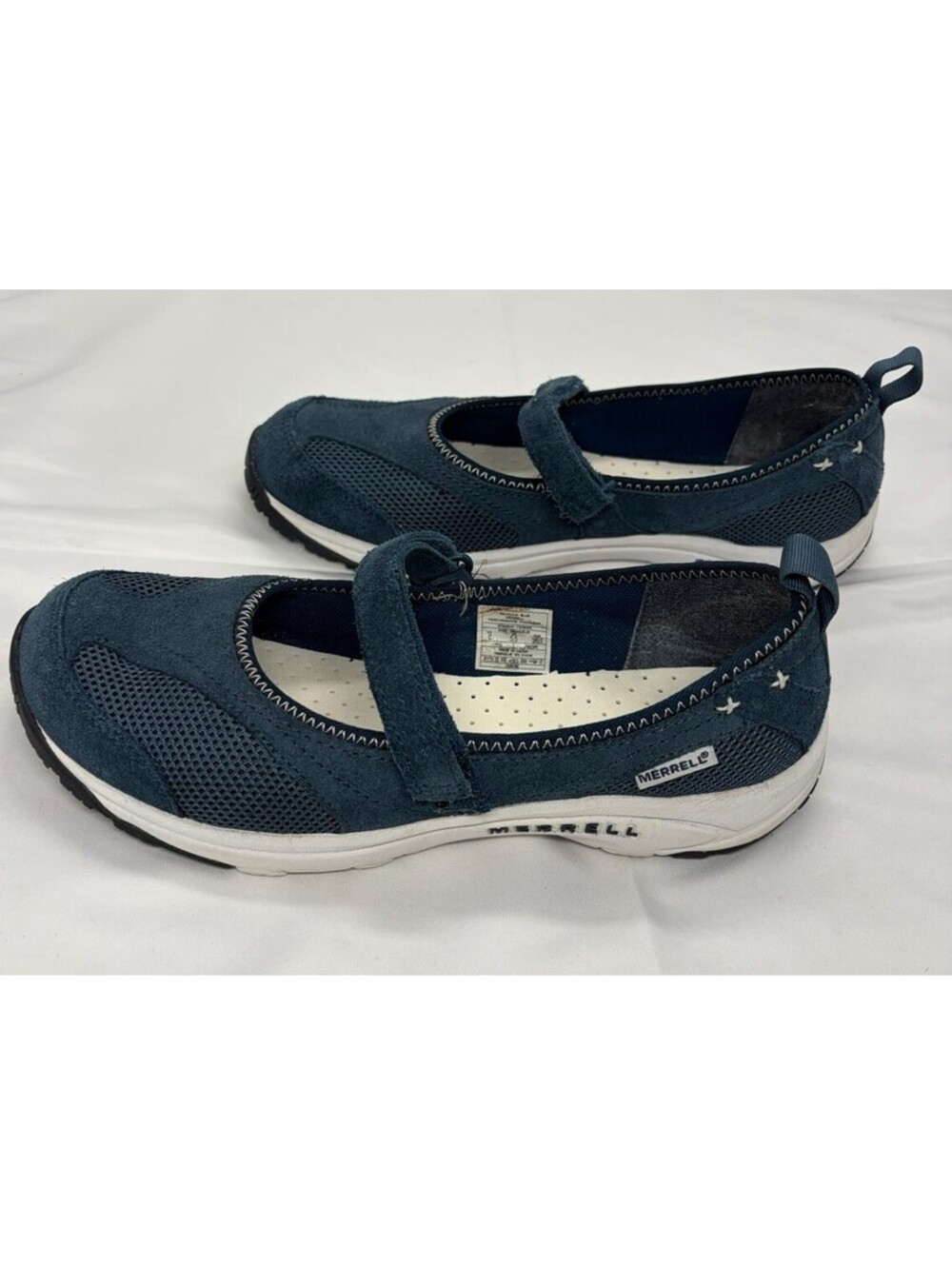 Merrell Women's Majolica Blue Slip-On Slip On Shoes Sz 8 Not Original Insoles